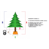 Kunstkerstboom 220 cm - spar groen