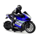 RC-motorfiets - 2,4 GHz - 35 m bereik - blauw