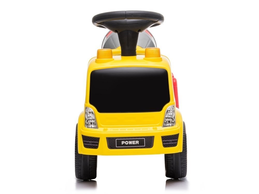 Elektrisch bestuurbare kinderauto betonmixer - geel
