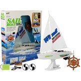 RC-zeilboot - wit - 50 cm - 27Mhz - 38 x 9 x 50 cm