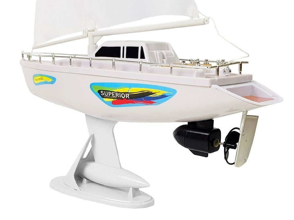RC-zeilboot - wit - 50 cm - 27Mhz - 38 x 9 x 50 cm