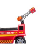 Elektrisch bestuurbare brandweerwagen - met ladder en zeepbellen