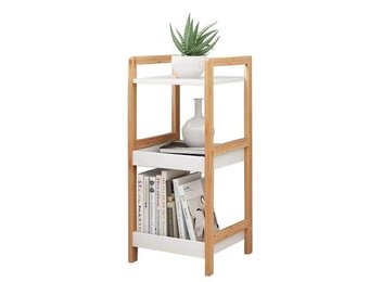 Houten nachtkast - boekenkast - 2 schappen - 72 x 30 x 29 cm
