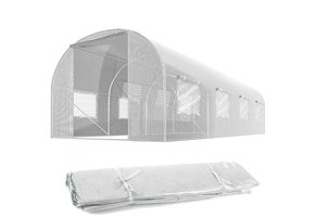 Tuinkas folie - 2,5 x 4 m - wit -10m2