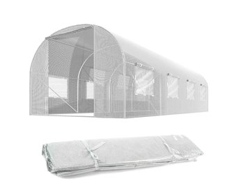 Tuinkas folie - 2,5 x 4 m - wit -10m2