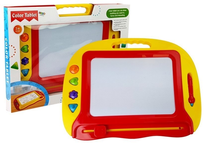 Magnetisch tekenbord - 29 x 21 cm tekenvlak - rood
