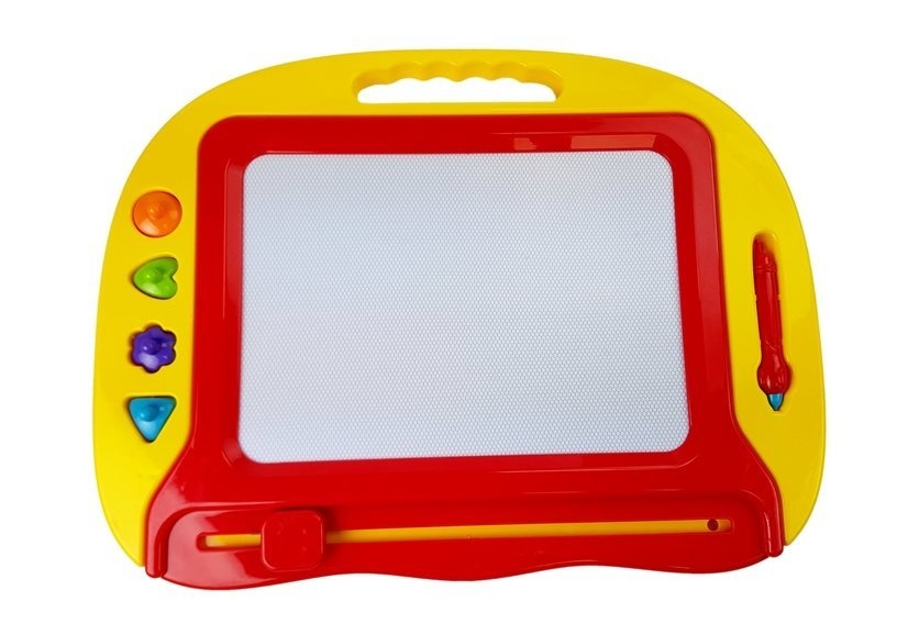 Magnetisch tekenbord - 29 x 21 cm tekenvlak - rood