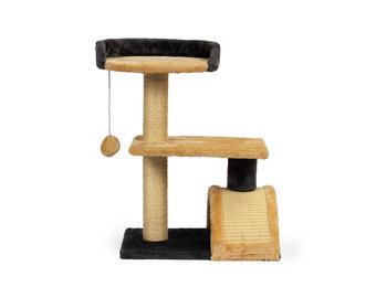 Katten krabpaal huisje - 30 x 40 x 55 - met speelboog en speelbal