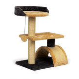 Katten krabpaal huisje - 30 x 40 x 55 - met speelboog en speelbal