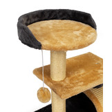 Katten krabpaal huisje - 30 x 40 x 55 - met speelboog en speelbal