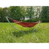 Tweepersoons hangmat - 220 x 160 cm - inclusief 2 kussens