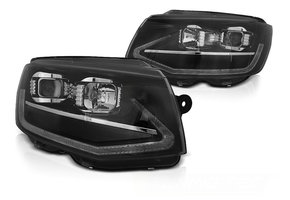Koplampen geschikt voor VW T6 15-19 zwart