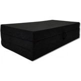 Logeermatras - camping matras - reismatras - opvouwbaar matras - 80 x 200 x 10 - zwart