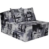 Luxe logeermatras - UK - camping matras - reismatras - opvouwbaar matras - 200 x 70 x 15 - met kussens