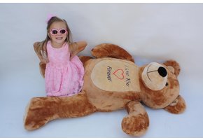Teddybeer XXL - 180 cm - Love you forever bruin
