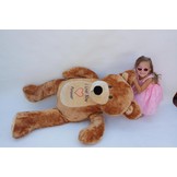 Teddybeer XXL - 180 cm - Love you forever bruin