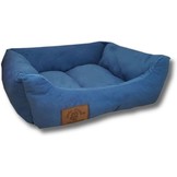 Hondenmand - S - kleine hond - 50 x 40 cm - blauw - hondenbed