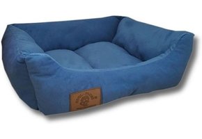 Hondenmand - S - kleine hond - 50 x 40 cm - blauw - hondenbed