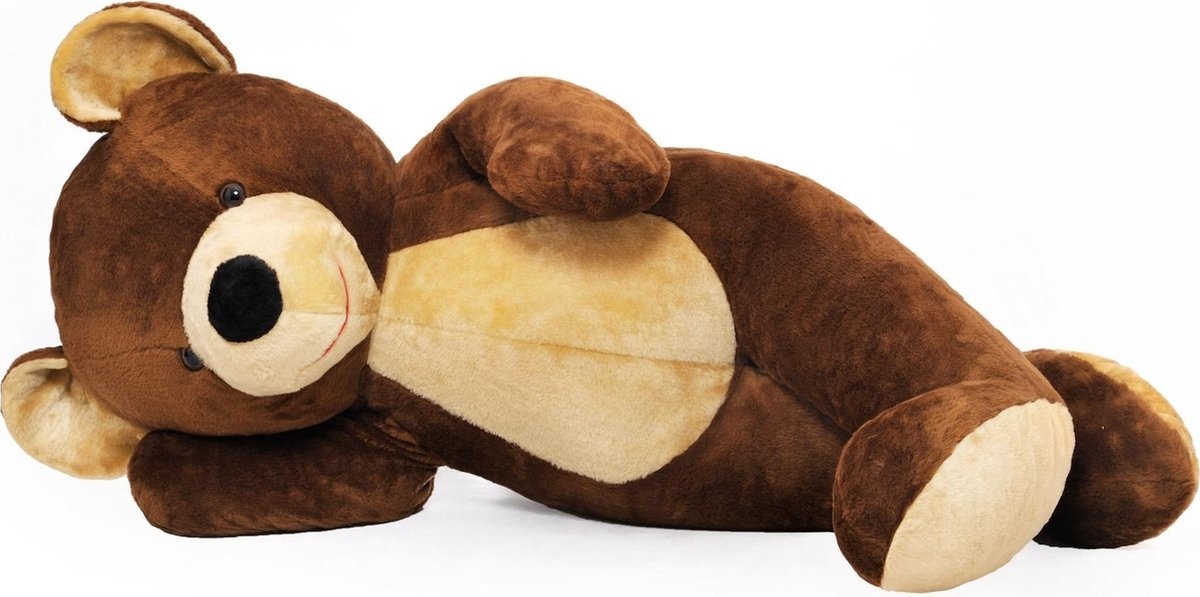 Grote knuffelbeer bruin 155 cm XXL