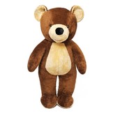 Grote knuffelbeer bruin 155 cm XXL
