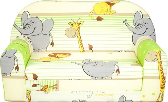 Kinder Slaapbank en logeerbed in één - 85cm x 60cm - Dieren