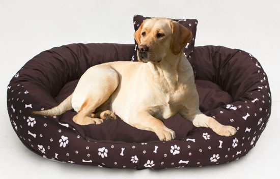 XXL Hondenbed van kunstleer - hondenkussen hondensofa kattenbed hondenkorf - waterdicht 110 X 80 cm