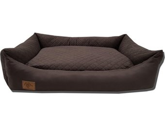 Hondenmand - 100 x 70 cm - wasbare hoes - waterdicht - hondenbed - kussen - bruin