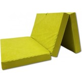 Logeermatras - camping matras - reismatras - opvouwbaar matras - 120 x 200 x 10 - groen