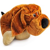 Grote knuffel hond oranje 110 cm XL
