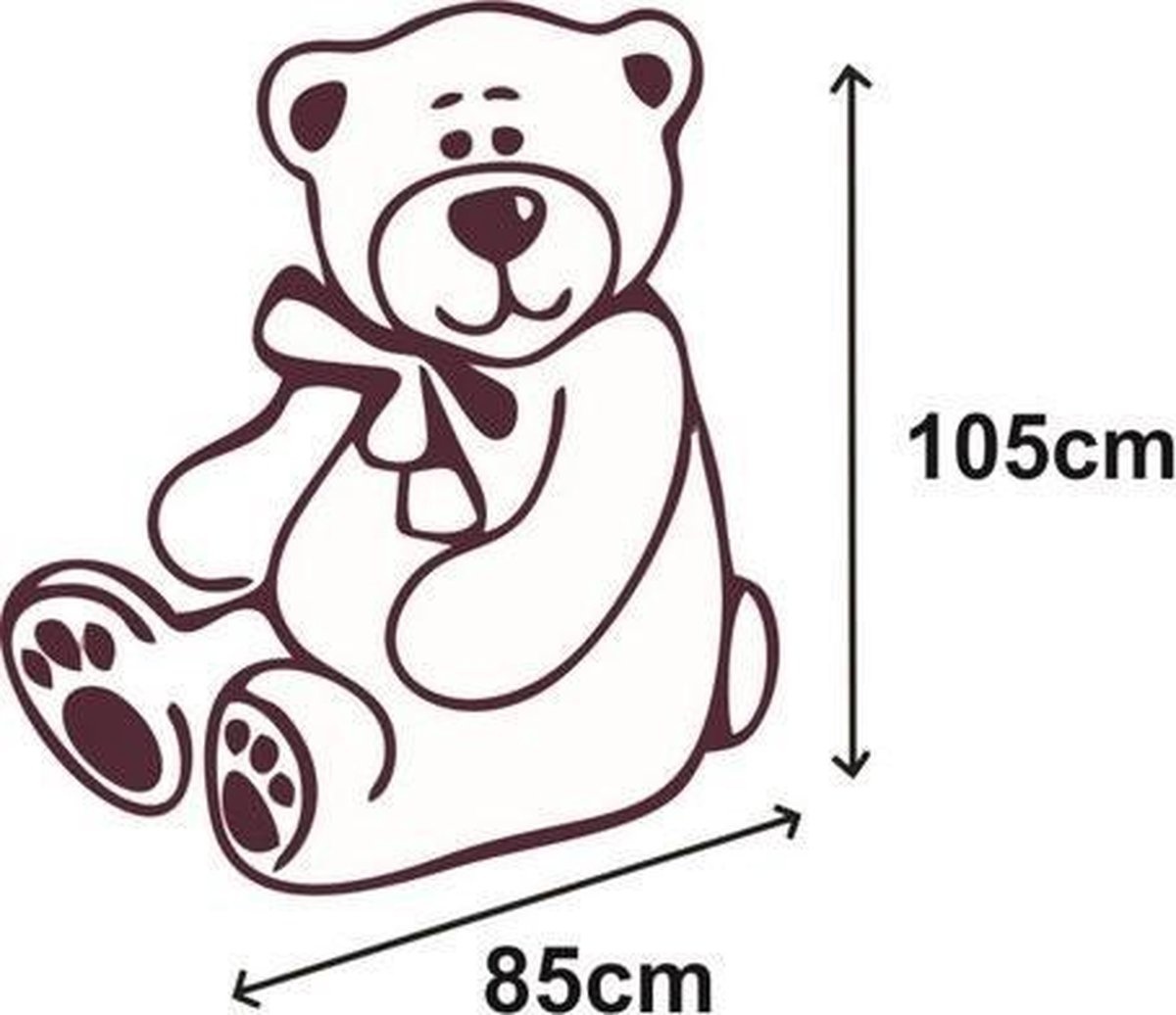 Grote knuffelbeer - I love you - Zacht - Bruin