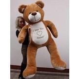 Grote knuffelbeer - I love you - Zacht - Bruin
