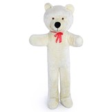 Grote knuffelbeer 2 meter wit 205 cm XXL
