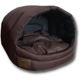 Hondenmand XS - kleine hond - box - hondemand - 39 x 40 x 34 cm - bruin - hondenbed - hondebed