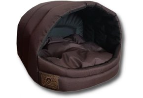 Hondenmand XS - kleine hond - box - hondemand - 39 x 40 x 34 cm - bruin - hondenbed - hondebed