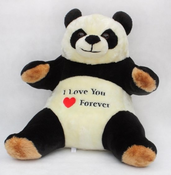 Pluche knuffel - Reuzenpanda beer - i love you forever - 55 cm