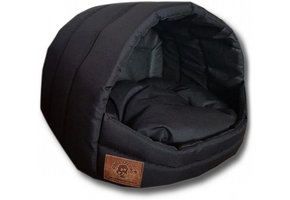 Hondenmand - kleine hond - box - hondemand - 45 x 49 x 36 cm - zwart - hondenbed - hondebed