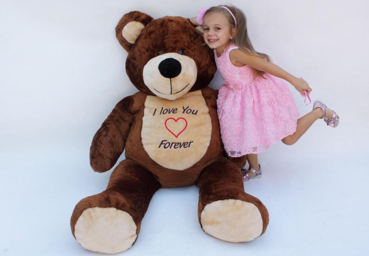 Mega grote teddybeer - 155 cm groot