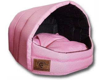 Hondenmand XS - kleine hond - box - hondemand - 39 x 40 x 34 cm - roze - hondenbed - hondebed
