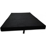 Logeermatras - camping matras - reismatras - opvouwbaar matras - 120 x 200 x 10 - zwart