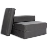 Grijze logeermatras - camping matras - reismatras - opvouwbaar matras - 70 x 200 x 15 met kussen