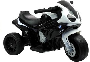 Elektrische kindermotor BMW S1000RR driewieler Zwart