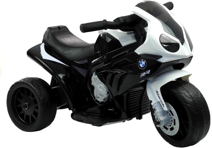 Elektrische kindermotor BMW S1000RR driewieler Zwart