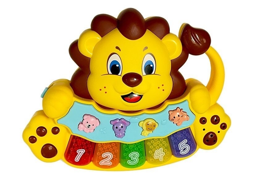 Kinder piano Leeuw - speelgoed telefoon - interactieve speelgoed set