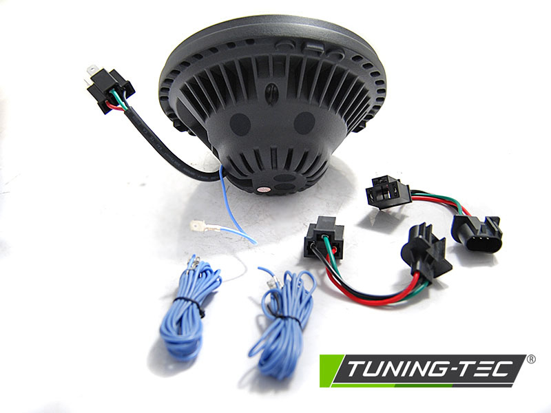 Koplampen geschikt voor Chrysler Jeep Wrangler TJ/LJ/JK 96-18 - Angel Eyes LED zwart
