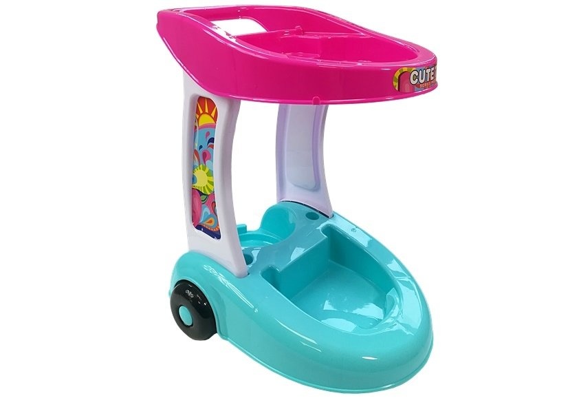 Speelgoed schoonmaakset met stofzuigertrolley - 46 cm