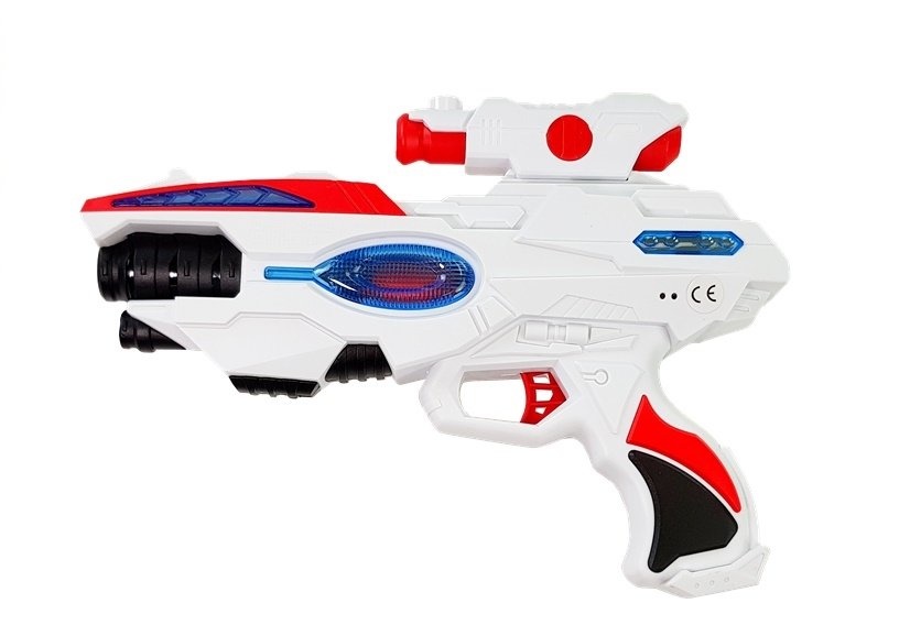 Speelgoed Laserpistool 30cm - met Masker - Licht en Geluid
