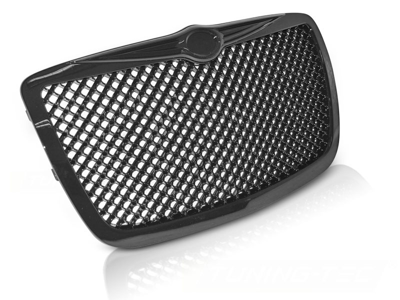 Grill geschikt voor Chrysler 300 C 04-11 - glanzend zwart