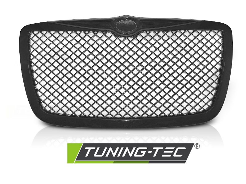 Grill geschikt voor Chrysler 300 C 04-11 - glanzend zwart