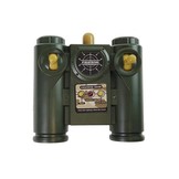 Radiografisch bestuurbare legertank duel set - groen en zwart - 26 en 28 cm