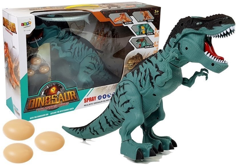 Bemiddelaar het dossier Gang Viking Choice Dinosaurus Speelgoed - Blauw - met Stoom - Legt eieren - 44  cm - VC-Lifestyle